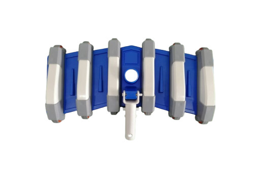 مكنسة مع عجل بلاستيك -عريض